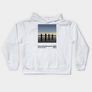 Echo & The Bunnymen / Minimalist Style Graphic Artwork Poster Design Kids Hoodie